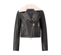 Milestone - Lederjacke Shake im Biker Style - Größe 42 - braun