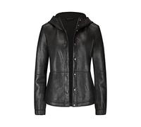 MILESTONE MS-Brandy Damen Lederjacke (as3, numeric, numeric_40, regular, regular, Schwarz, 40)