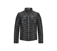 MILESTONE Lederjacke Herren Stehkragen Schafleder schwarz, 54 (XL)
