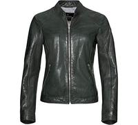 MILESTONE Nella Damen Lederjacke (40, Grün)