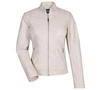 MILESTONE Nella Damen Lederjacke (40, Weiß)