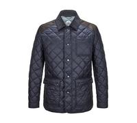 MILESTONE Steppjacke Herren Umlegekragen Mikrofaser blau, 56 (XXL)