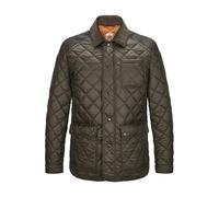 MILESTONE Steppjacke Herren Umlegekragen Mikrofaser grün, 50 (M)