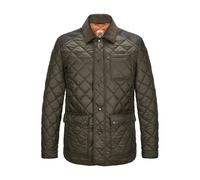 MILESTONE Steppjacke Herren Umlegekragen Mikrofaser grün, 62 (4XL)