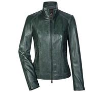MILESTONE Trina Damen Lederjacke (36, Grün)