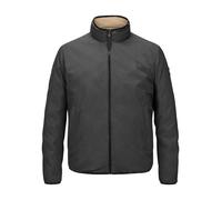 MILESTONE Wendejacke Herren Stehkragen Mikrofaser grau, 52 (L)