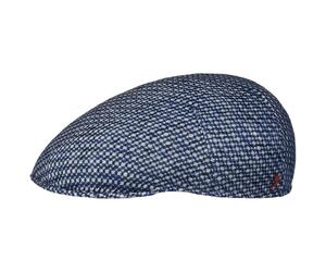 Miletto Leinen Flatcap by Alfonso DEste blau L (58-59 cm)