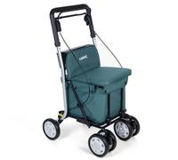 Milino Einkaufstrolley, Metall, 30 L, 65x88.5x52.5 cm, Tasche abnehmbar und waschbar, Innentasche, wasserabweisend, seitliche Schirmtasche, höhenverstellbarer Griff, Leichtlaufrollen, handgepäcktaugli