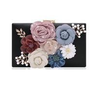 Milisente Abendtasche für Frauen, Blumen, Hochzeit, Abend, Clutch, Geldbörse, Braut, Blumenmuster, Clutch-Tasche