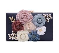 Milisente Abendtasche für Frauen, Blumen, Hochzeit, Abend, Clutch, Geldbörse, Braut, Blumenmuster, Clutch-Tasche