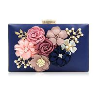 Milisente Abendtasche für Frauen, Blumen, Hochzeit, Abend, Clutch, Geldbörse, Braut, Blumenmuster, Clutch-Tasche