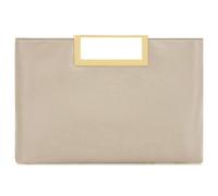 Milisente Damen-Clutch, Leder, Hochzeit, Umschlag, Abendtasche, für formelle Partys, mit Griff