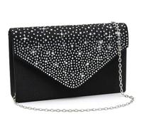 Milisente Evening Bag for Women Glitter Rhinestone Wedding Evening Purse Crystal Envelope Crossbody Shoulder Clutch Bags