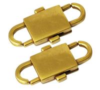 Milisten 2 Stück Metall Taschenketten Accessoires für Goldene | Einfach Anzubringen, Multifunktional, Dekorativ, für Kettenriemen und Taschenbänder