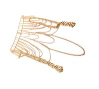 Milisten Damen Körperkette Mehrlagig Metall Leicht Brustkette Strandparty Körperschmuck für Frauen und Teenager Nachtclub Festival