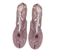 Milisten Dicke wasserdichte Schuhüberzieher aus PVC mit Reißverschluss rutschfeste Wiederverwendbare Überschuhe für Damen und Herren Schutz vor Regen Schnee Schlamm für Wandern Angeln