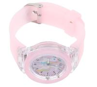Milisten Kinderuhr Einhorn mit Leuchtendem Zifferblatt Quarzuhr aus Rosa Silikon und Kunststoff Leicht Ablesbare Armbanduhr für Mädchen und Schüler Verspieltes Design