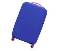 Milisten Kofferhülle Elastisch aus Stretch Stoff in Blau Geeignet für 26-30 Zoll Gepäckkoffer und Trolleys Schützt vor Staub Kratzern und Schmutz Kofferschutz für Reisen