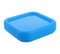 Milisten Magnetischer Nadelhalter Quadratisch Kunststoff Blau mit Nadel Funktion für Selbstgemacht Nähen Quilten Nadelaufbewahrung für Handnähnadeln Magnetisches Nadelkissen für