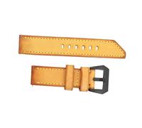 Milisten Rindsleder Uhrenarmband 20mm Glattes Lederarmband mit Schnellverschluss Universelles Vintage Armband für Business und Casual