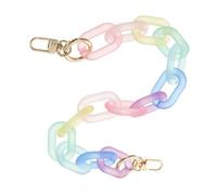 Milisten Schultergurt Taschenkette Acryl 40cm Bunte Ersatz Riemen für Taschen Handgefertigt Umweltfreundlich für Alltag und Reisen