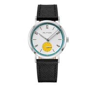 MILITADO ML27 Automatikuhr Herren 36 mm ST1701, Saphirglas, Lederarmband | ST1701 Automatikwerk mit Handaufzug, kleine Sekunde, Saphir-Sichtboden, 5 ATM