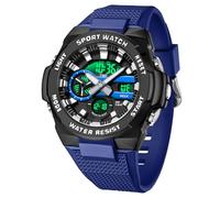 Militär Uhr wasserdichte Digitaluhr Herren Herrenarmbanduhren Outdoor Uhr Herren mit LED-Leuchtdisplay Analogen Zeigern und Digitalen Zahlen