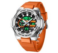 Militär Uhr wasserdichte Digitaluhr Herren Herrenarmbanduhren Outdoor Uhr Herren mit LED-Leuchtdisplay Analogen Zeigern und Digitalen Zahlen