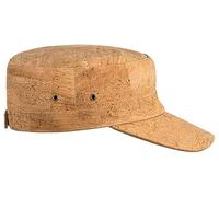Military Cap aus Kork | Kork-Schirm-Mütze | Army-Cap aus Kork | Kork-Kappe | Beige | Natürlich und nachhaltig | Unisex