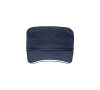 Military Sandwich Cap "MB6555" - myrtle beach Navy/White