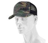 Flexfit Camo Trucker Cap woodcamo/black