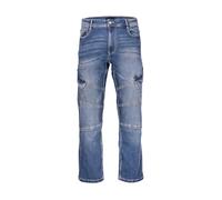 Mill&Tailor Cargo-Pants Denim Herren-Hose mit 6 Taschen Cargo Jeans aus 98% Baumwolle & 2% Elasthan stylishe Outdoor-Hose aus Jeans-Stoff Hosen in Übergrößen Größe 60