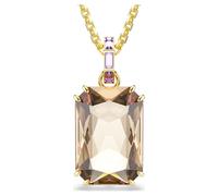 Millenia Anhänger, Oktagon-Schliff, Karamell, 18K Goldbeschichtet OS
