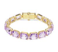 Millenia Armband, Oktagon-Schliff, Violett, 18K Goldbeschichtet OS