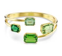 Millenia Armreif, Oktagon-Schliff, Grün, 18K Goldbeschichtet M