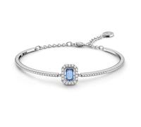 Millenia Armreif, Oktagon-Schliff, Pavé, Blau, Rhodiniert OS