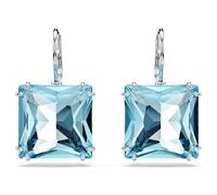 Millenia Drop-Ohrhänger, Kissenschliff, Blau, Rhodiniert OS