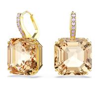 Millenia Drop-Ohrhänger, Verschiedene Schliffe, Karamell, 18K Goldbeschichtet OS