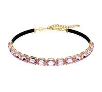 Millenia Halsband, Oktagon-Schliff, Violett, 18K Goldbeschichtet OS