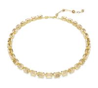 Millenia Halskette, Oktagon-Schliff, Gelb, 18K Goldbeschichtet OS
