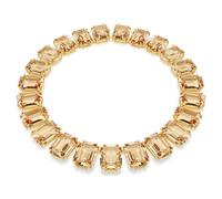 Millenia Halskette, Übergroße Kristalle, Oktagon-Schliff, Goldlegierungsschicht OS