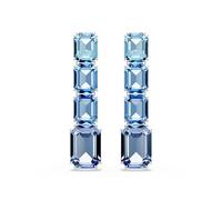 Swarovski Ohrringe Millenia 5696516 – Rhodiniert, Oktagon-Schliff, Farbverlauf Blau