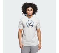 adidas Millennium Hoops Graphic T-Shirt Herren JX1738 - grey one XL