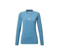 MILLET Damen-Langarm-Wander-T-Shirt UPF40 (FR/ES, Alpha/Buchstaben, L, normale Größe, normale Größe, blau)