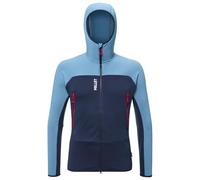 Millet - Fusion Grid Hoodie Coronet Blue Saphir - M - Fleece Bleu M