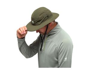 Millet - Hut mit rundumlaufendem Visier / Schirm für besseren Sonnenschutz - Herren - Wanaka Hat Grape Leaf - Wanaka Hat Grape Leaf für Grün L