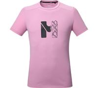 Millet Kamet Map Herren T-Shirts rosa Größe S Trekking Schnell trocknend Polartec®
