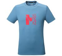Millet - Kamet Map T-Shirt S/S - T-Shirt, Gr. XS, blau (CoronetBlue)