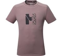 Millet - Leichtes, atmungsaktives Bergsteiger-T-Shirt mit Kurzarm / kurzärmlig / mit kurzen ärmeln - Herren - Kamet Map SS M Pepper - Braun XL