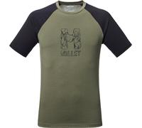 Millet - Kletter-T-shirt aus umweltfreundlicher Viskose und recyceltem Polyester - Herren - Cimai Natural SS M Grape Leaf Black - Cimai Grün L
